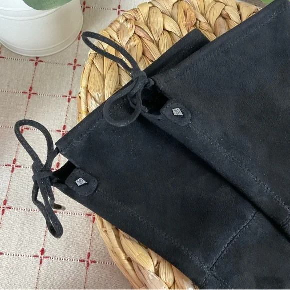🧸HP🧸 Sam Edelman “Kristie” Over the Knee Boots Black Faux Suede Sz 7 NWOB - Picture 12 of 13